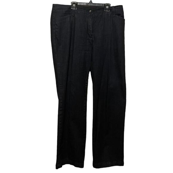 Talbots Dark Wash Signature Flare Jeans - Picture 2 of 9